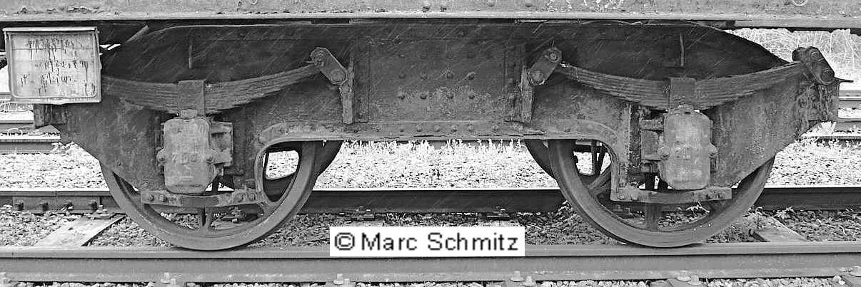 Blech und Winkel-Drehgestell, ältere preuss. Ausführung; Foto: Marc Schmitz
