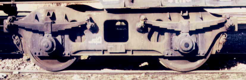 Pressblech-Drehgestell geschweißt, mit höckriger Oberkante und 2,0 m Achsstand - Foto: Hermann Jahn