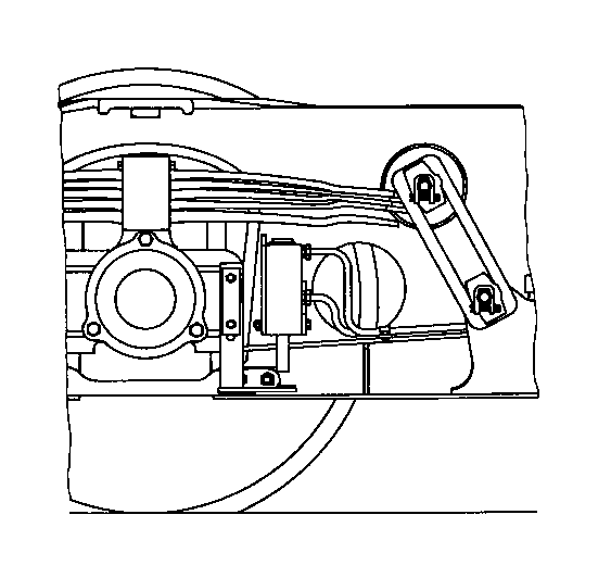 Drehgestell Bauart LHB 78 mit über das Radsatzlager-Gehäuse angesteuertem Wiegeventil; Zeichnung: LHB