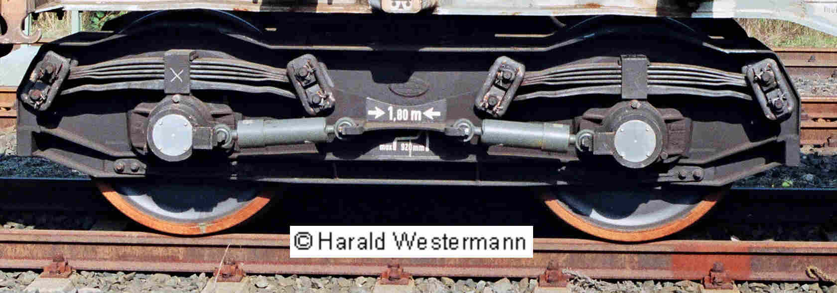LHB 93 R (Schnellfahrdrehgestell, abgeleitet aus LHB 82); Foto: Harald Westermann
