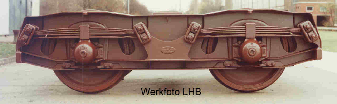 Breitspur-Drehgestell VR K 16, Parabelfedern; Werkfoto LHB